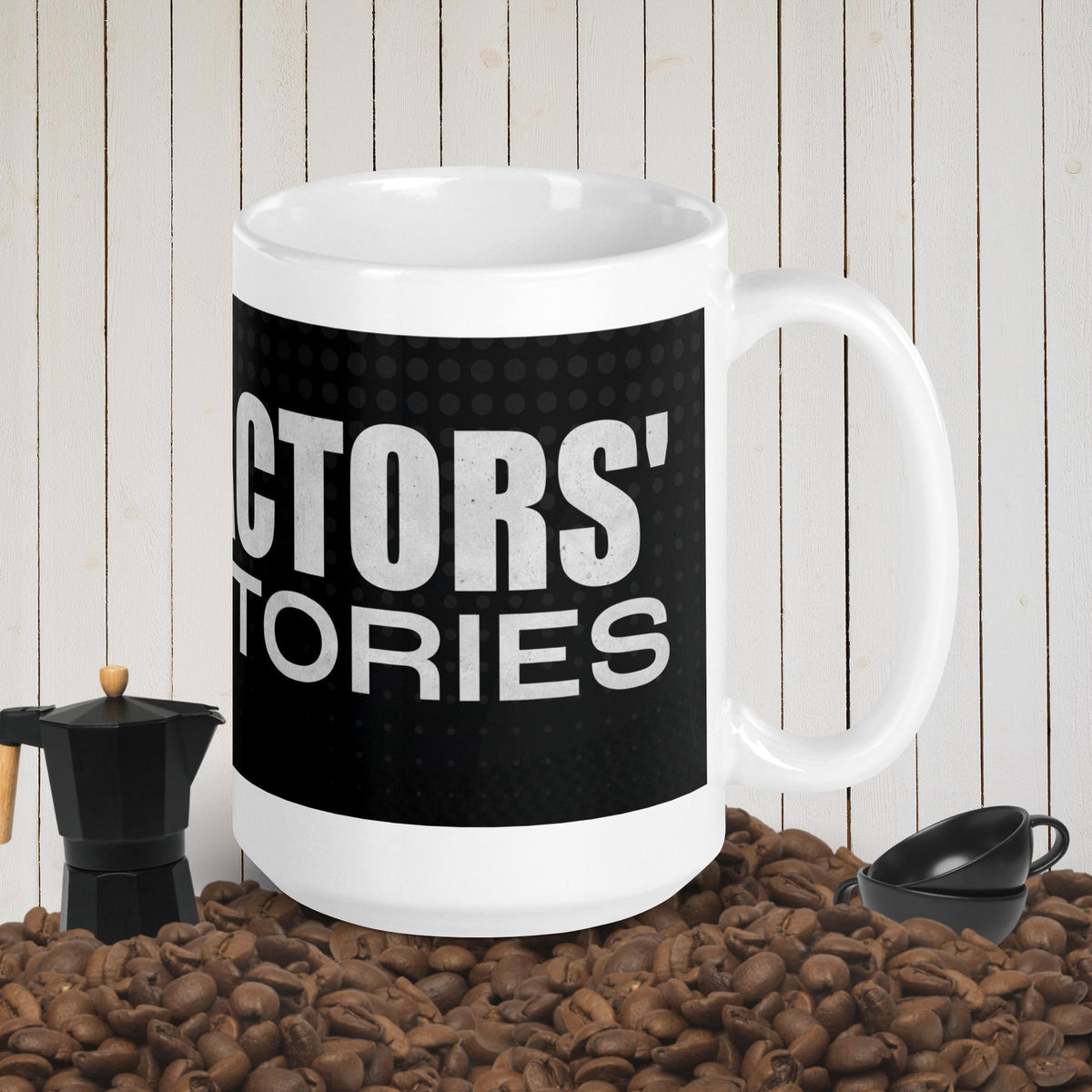 Contractors Stories White glossy mug