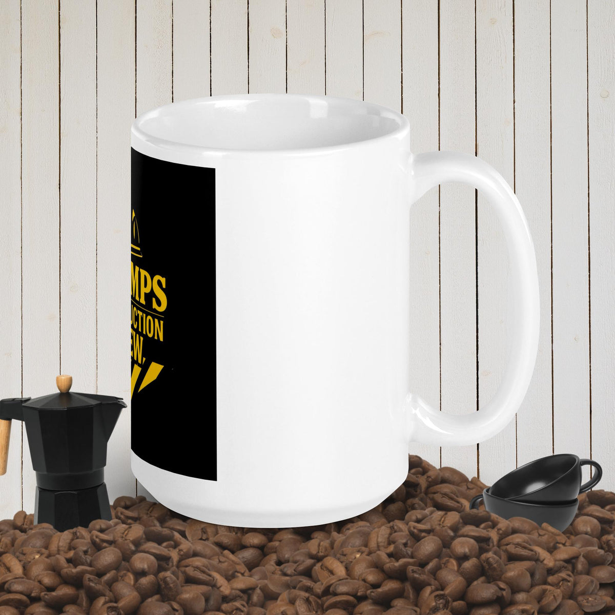 Trumps Crew White glossy mug
