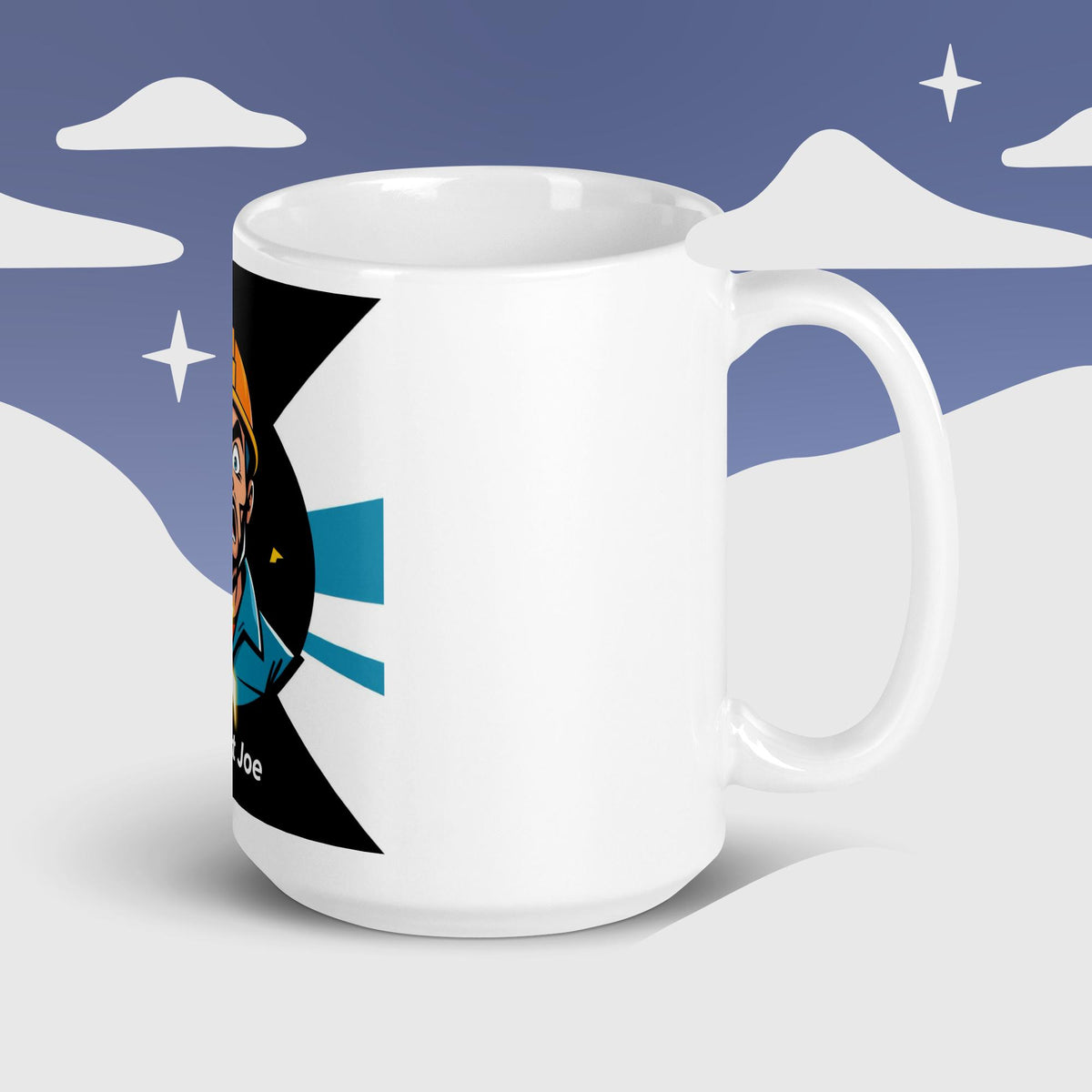Jolt Joe White glossy mug