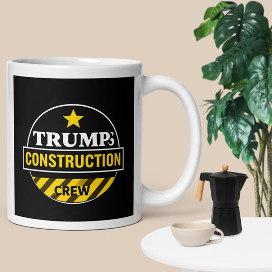 Trumps Crew White glossy mug