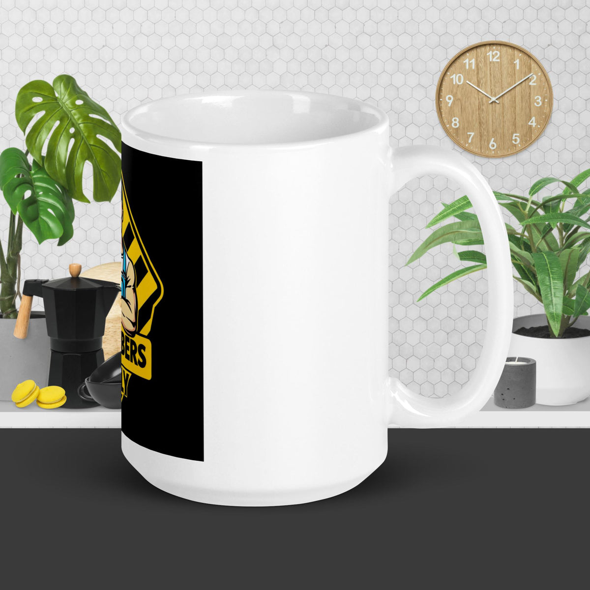 Plumbers White glossy mug